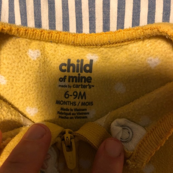 6-9m Baby Girl Fleece PJs. - Picture 3 of 3